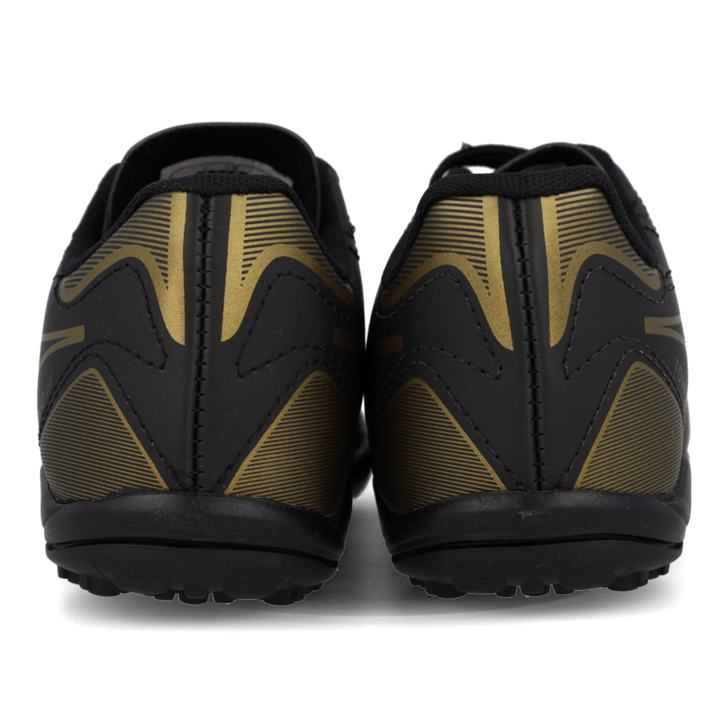 Diadora Chuteira DFAF150-01 TORNEO III INF SCTY Preto-Dourado Sint_8__01